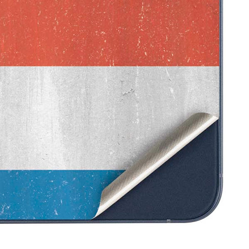 Costa Rican Flag Distressed Galaxy A35 5G Skin